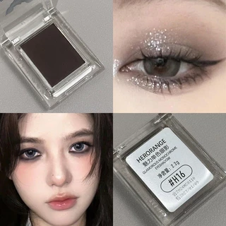 Herorange Monocromático Sombra Monocromática de Charme Marrom Escuro Piscando Fofo Coreano Estilo Rosa Tender Cor Preto Atmosfera Caixa de Sombra 16 Cores Disponíveis