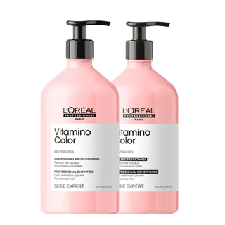 Kit Loreal Vitamino Color - Shampoo E Condicionador 750ml. em Oferta na Shopee