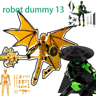 Robô Bonecos Dummy Dolls T13 Ação Figura 3D Titans 13 Lucky 13 Modelo Presentes Para Crianças