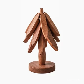Esteira De Decoração De Faia De Árvore Mesa Criativa Anti-Calcário E Resistente A Alta Temperatura Tigela Doméstica