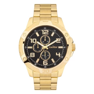 Relógio Condor Masculino Civic Dourado - CO6P27AC/4P