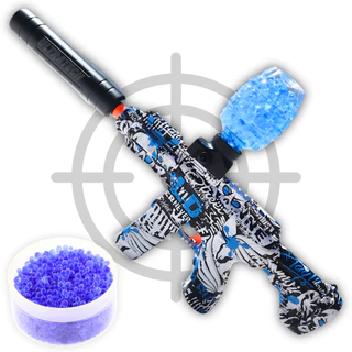 Arma De Bolinhas De Gel Brinquedo Metralhadora Elétrica Automatico M416 ou Orbes 7-8mm Refil