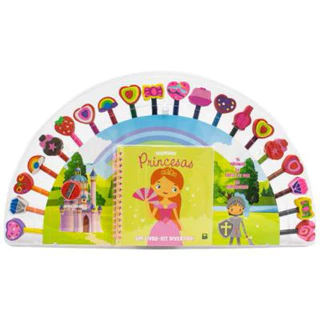 Livro kit c/20 lápis mais 20 lindas borrachas