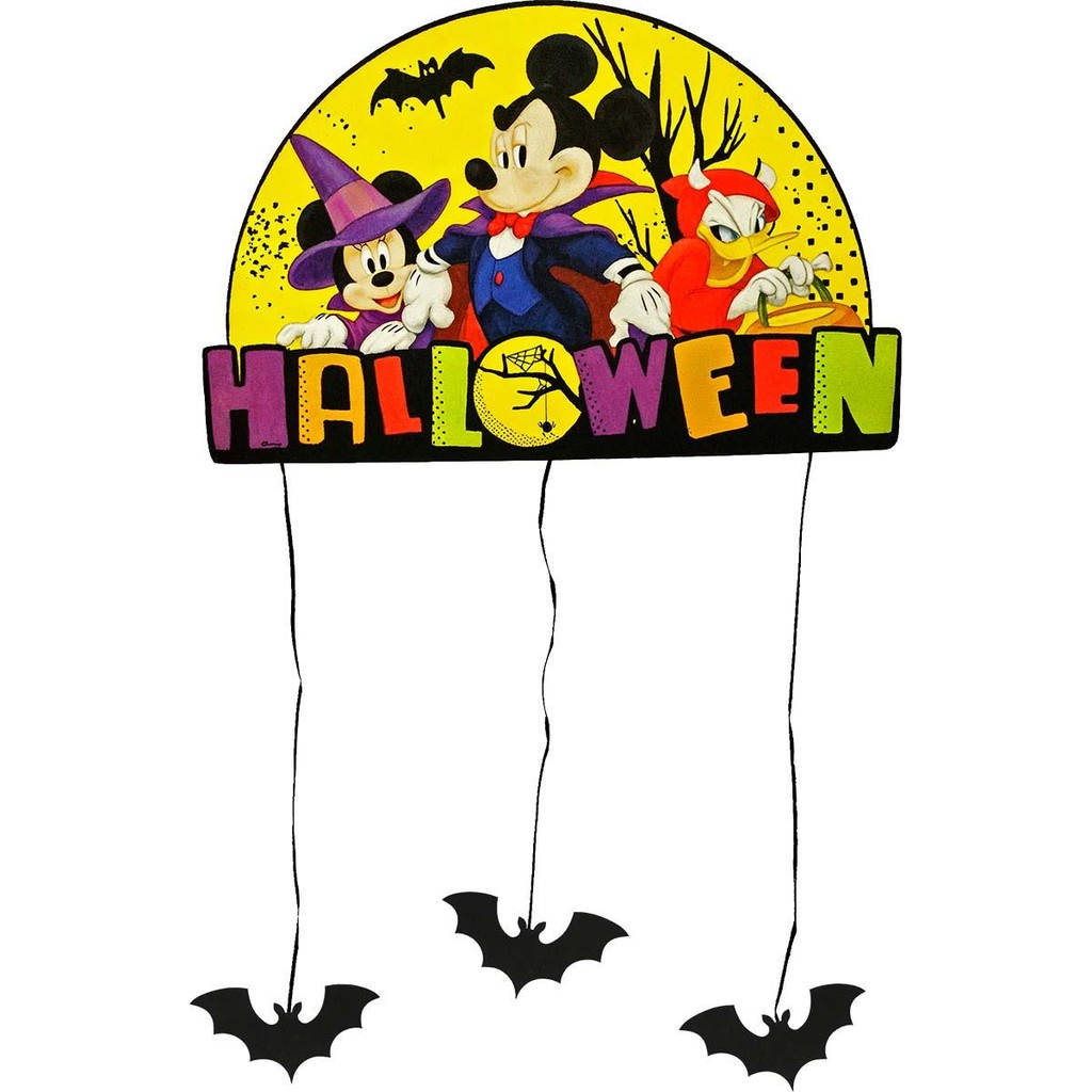 Enfeite De Halloween em EVA Painel Disney Dia Das Bruxas pra Pendurar ...