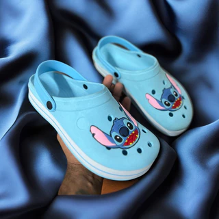 Sandália Babuche Croc Infantil Menino E Menina Lilo Stitch Disney Personagens Fofinhos Adulto 31 ao 41