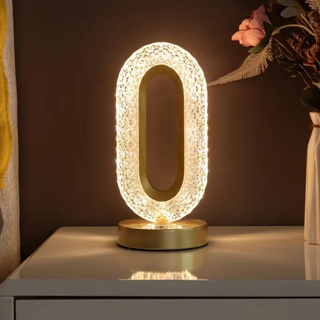 Top Luminária Led de mesa/cabiceira Luxuosa interruptor touch + USB | Shopee Brasil