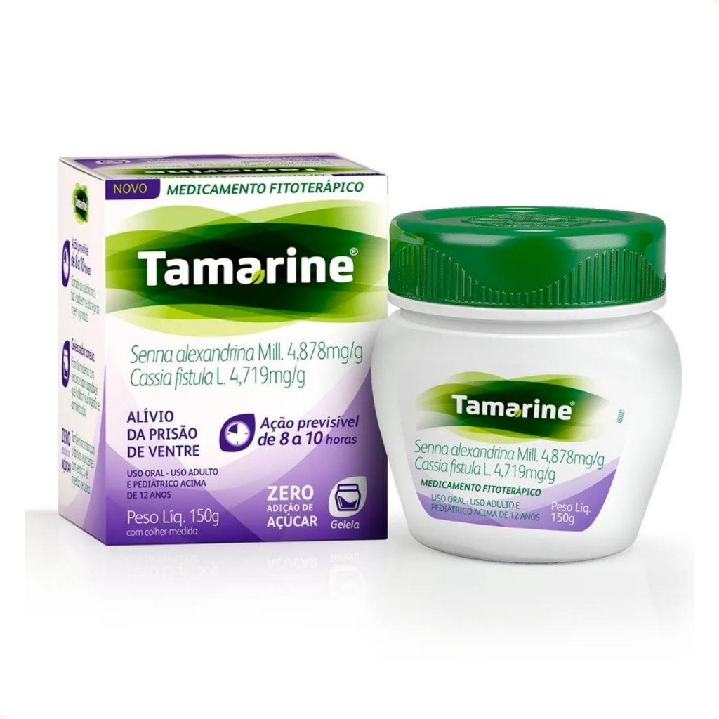 Tamarine Geleia 150g Zero Açúcar Sabor Ameixa - Fitoterapico