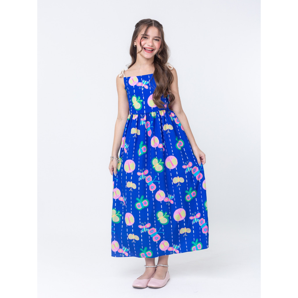 Vestido longo shops estampado infantil