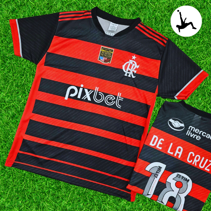 Camisa Camiseta Flamengo Lançamento 2024-25 + FRETE GRÁTIS