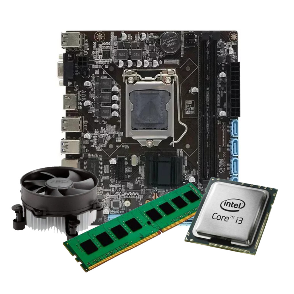 Kit Upgrade Alta Performance I3 6100T Placa Mãe H110 8GB DDR4 Acompanha ...