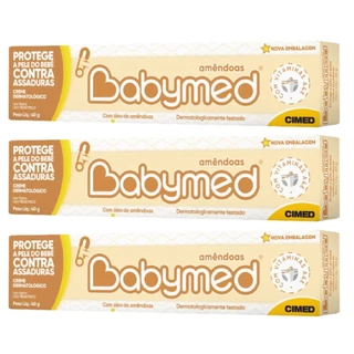 Pomada Babymed para Assaduras Óleo de Amêndoas Cimed 40g- 3 Unidades em Oferta na Shopee