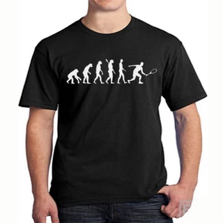 Evolução Tenis Tenista Camiseta Unissex tradicional Masculina e feminino unissex 100% algodao