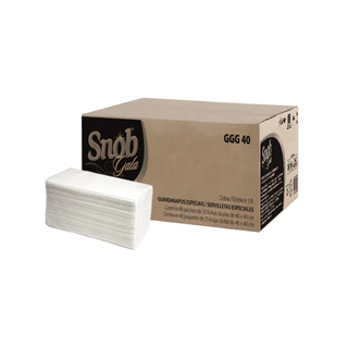 Guardanapo Grande Folha Dupla Gala 40x40 com 1.200 unidades Snob em Oferta na Shopee