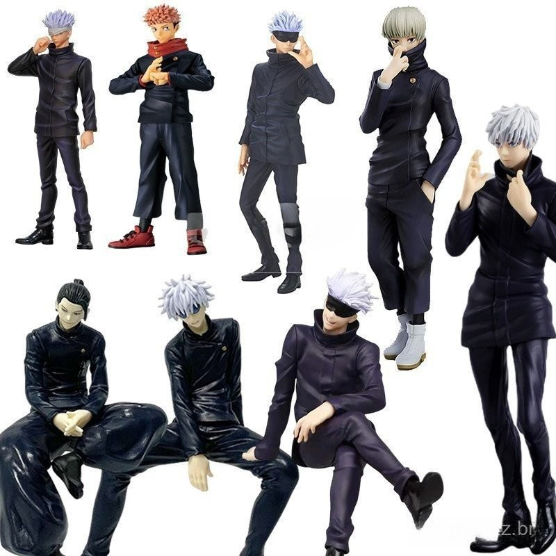 Zhongkaihua Geto Suguru e Gojo Satoru Figure Anime Figure 5pcs Modello Statua, Cake Topper Collezionismo Decorazioni Regali 7CM PVC