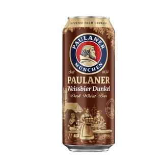 Cerveja Alemã Paulaner Weiss Dunkel Lata 500ML