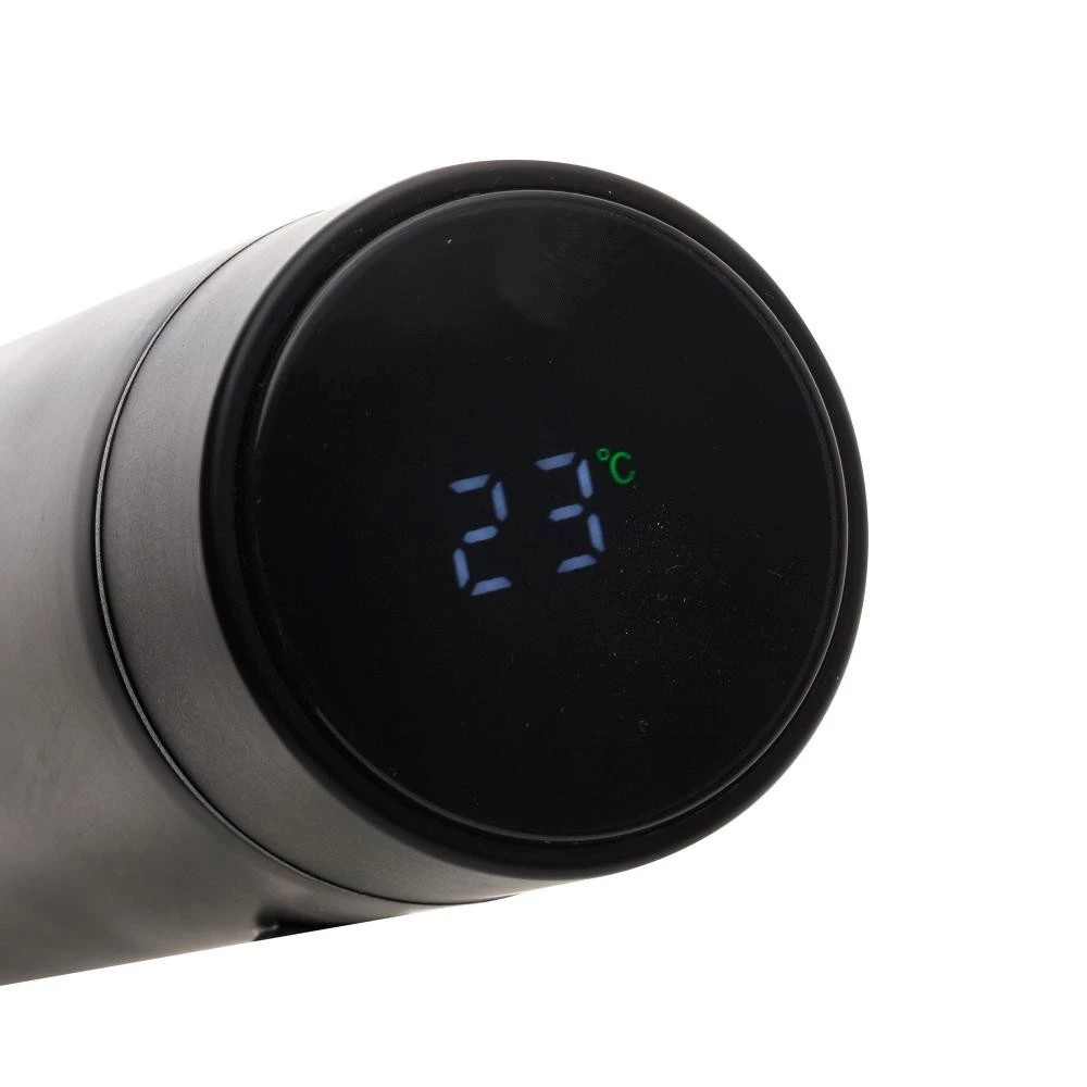 Garrafa Térmica Wolff de Aço Inox Preta Preto