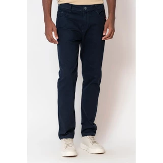 Calça Masculina Sarja Slim Polo Wear Azul Escuro