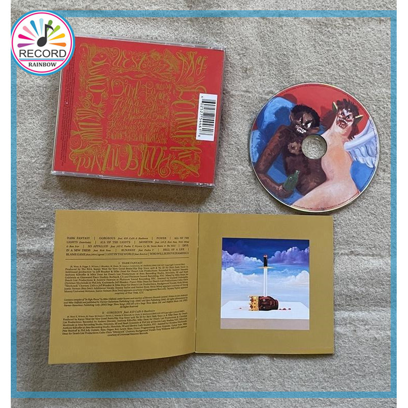 Kanye West My Beautiful Dark Twisted Fantasy Original CD Album