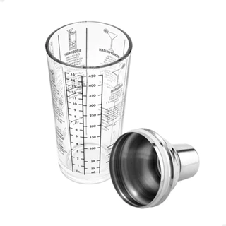 Coqueteleira Vidro Inox 400ml Drinks Caipirinha Com Receitas