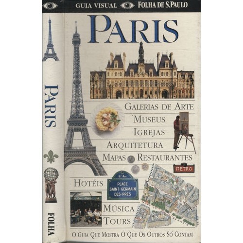 Guia Visual - Paris autor Folha de S. Paulo | Shopee Brasil