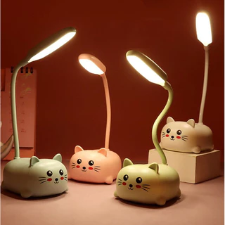 Luminária Infantil Led Abajur Infantil De Mesa Portátil Articulável Recarregável