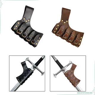 [Cinto De Couro De Rã Medieval Gótico Cavaleiro Vintage Acessório De Roupa