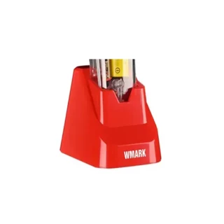 Base Carregadora Bivolt Para Maquina Sem Fio Wmark CS02 Vermelho