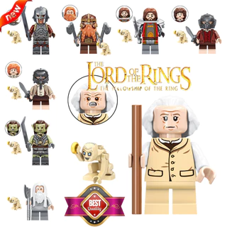 Compatível com LEGO 2024 novo filme Senhor dos Anéis série blocos de construção e minifigures-modelo de brinquedo de montagem educacional infantil