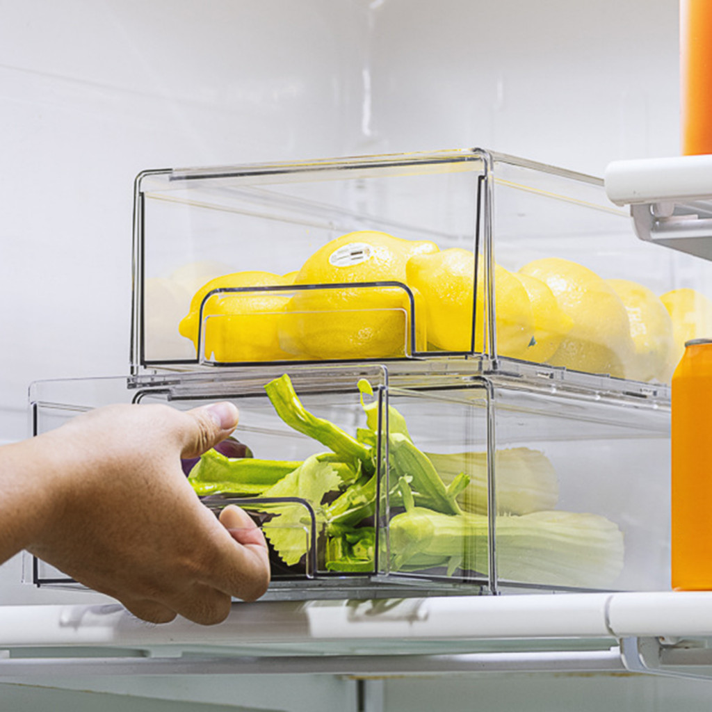 Food Storage Organizer Fridge Drawer Premium Bpafree Box for