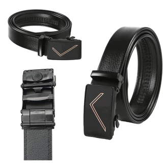 Kit 2 cintos tradicional luxo social masculino em couro sintetico com catraca reforçada moda social