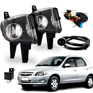 Kit Farol Auxiliar Milha Celta 2007 2008 2009 2010 2011 2012 2013 2014 2015 Botao Touch