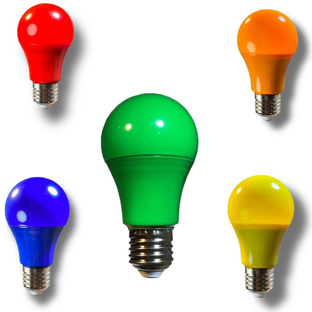 Lâmpada Bulbo Led Decorativa A60 7w Colorida