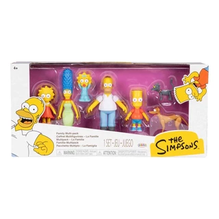 7 Bonecos dos Simpsons (Coleção Família) - Os Simpsons
