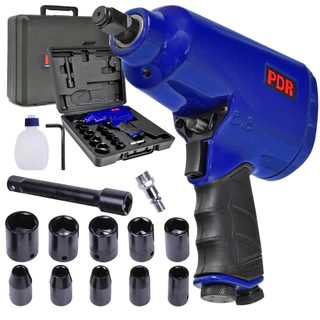 Chave de Impacto Pneumática Reverso 36kgfm PRO-134K com Maleta Soquete PDR em Oferta na Shopee