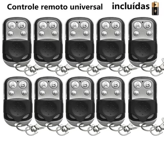 Kit5/10 controle remoto sem fio para controle auto porta elétrica 433MHz PPA GAREN SEG AGL PRETO