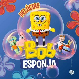  Pelúcia Bob Esponja Chaveiro Edição Limitada - Habib's
