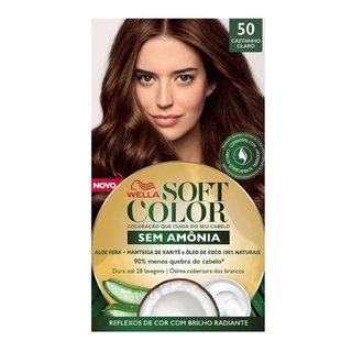 Tintura Soft Color 50 Castanho Claro 35g em Oferta na Shopee