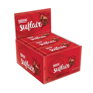 Chocolate Suflair ao Leite 50g - Embalagem com 20 Unidades em Oferta na Shopee