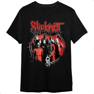 Camiseta Slipknot Integrantes Eloy Preta Unissex Adulto Banda de Rock