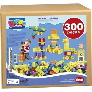 Brinquedo para Montar Mais Blocos IX 300PCS