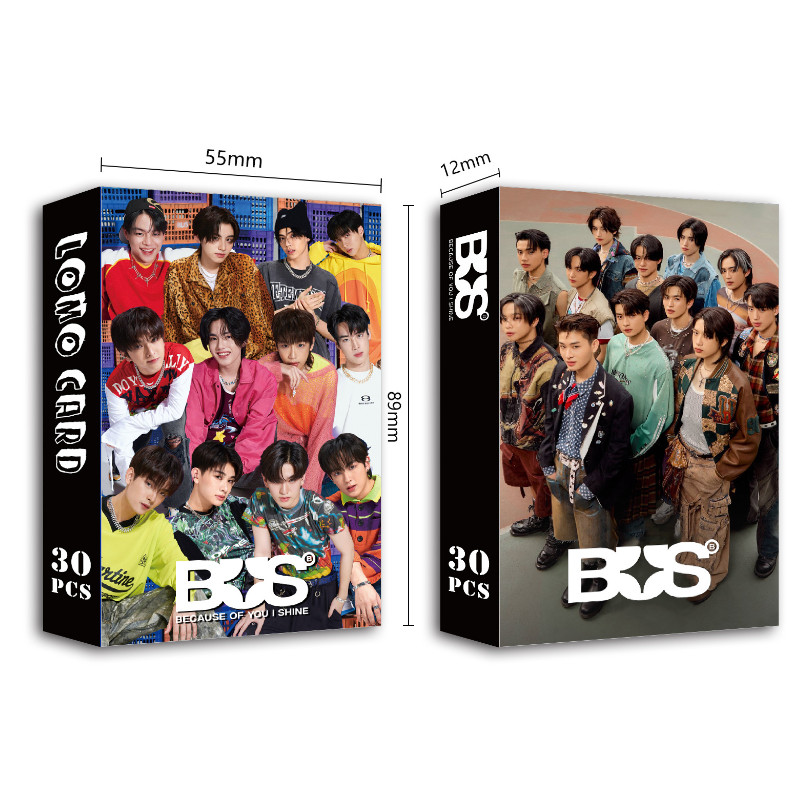30-92pcs BUS Photocards Because of You I Shine Laser Hologram Lomo