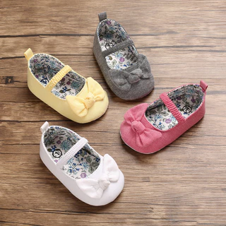 Adoráveis Baby Girls Mary Jane Flats-Decoração De Arco , Sapatos De Sola Macia E Não Deslizante Para Andar Durante Todo O Ano !