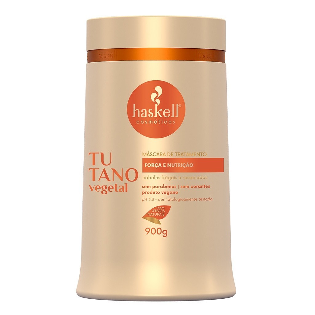 Máscara De Tratamento Haskell Tutano Vegetal 900g Força E Nutrição ...
