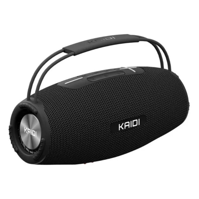Caixa De Som Kaidi Bluetooth Portátil Resistente a Água Luz Led KD