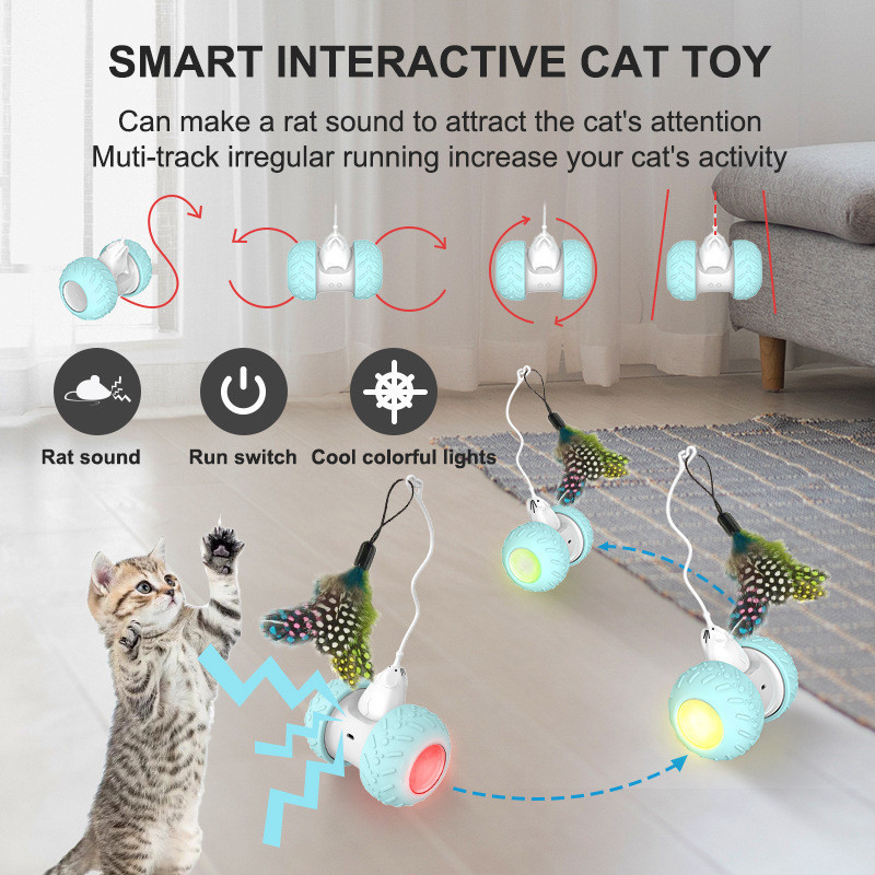 Brinquedos Interativos De Gato Para Gatos De Interior , Automáticos ...