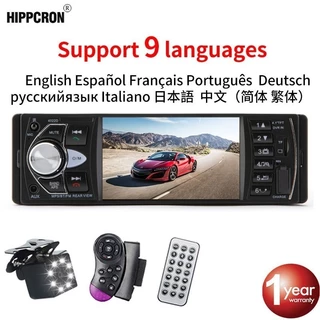Rádio De Carro 1 Din Auto radio 4022D Bluetooth 4.1 Suporte De Tela Vista Traseira Câmera De Volante