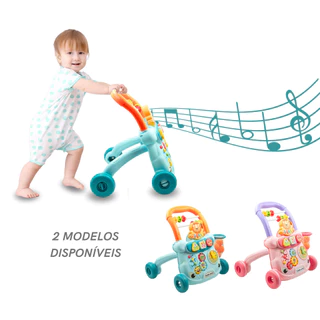 Andador de bebe Didático e Centro De Atividades Infantil Brinquedo Musical em Oferta na Shopee