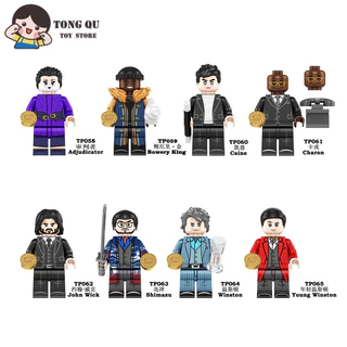 John Wick Building Block Dolls Modelos De Filmes Colecionáveis Brinquedos De Aniversário Minifigure