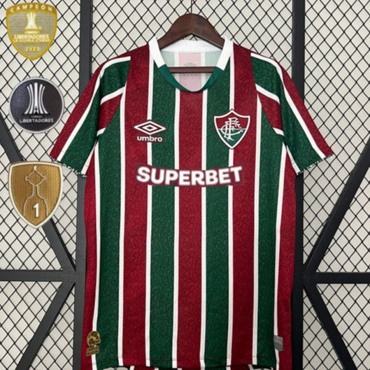 2024-2025 Fluminense Home Camisa De Futebol Uniforme De Alta Qualidade