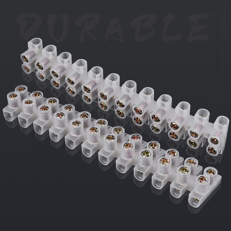 Dupla fileira 12 posição bloco terminal de nylon X3-1012 X3-2012 X3-3012 X3-6012 10A 20A 30A 60A fio de alta potência conector rápido terminal isolado Post 12 pin
